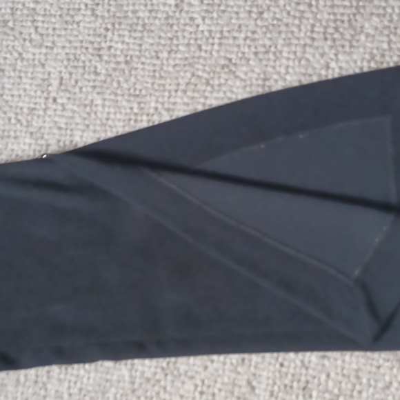 Holiday studded pants with slit in legs back zipper flare 100 polyester size 38 - Picture 5 of 12